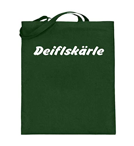 Sac en toile de jute Schwaben vert pour vos courses au marché