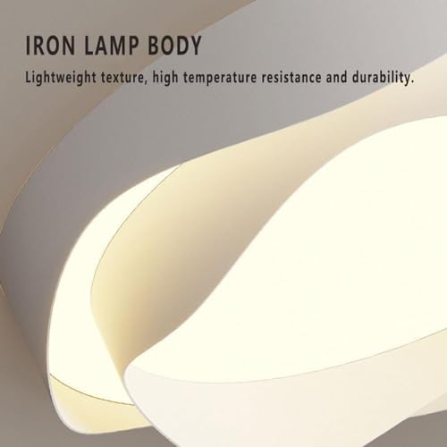 Plafonnier ultra fin géométrique double couche à encastrer ZBZFGE - 4