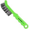 OEMTOOLS 25435 Brake Caliper Steel Wire Brush, Wire Brushes for Cleaning Rust, Angled Slim Design for Tight Areas, Molded Handle Grip