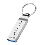Locpof Pendrive 512 GB Metal Impermeable Memoria USB de Gran Capacidad para PC/Ordenador/Portátil