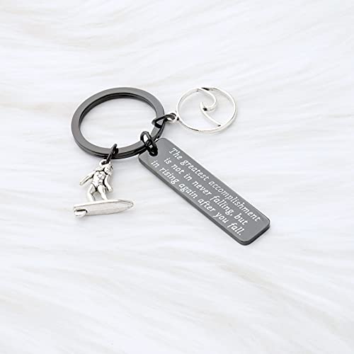 FUSTMW Surfer Gifts Surfing Keychain Inspirational Surfing Lover Gift Ocean Waves Charm4