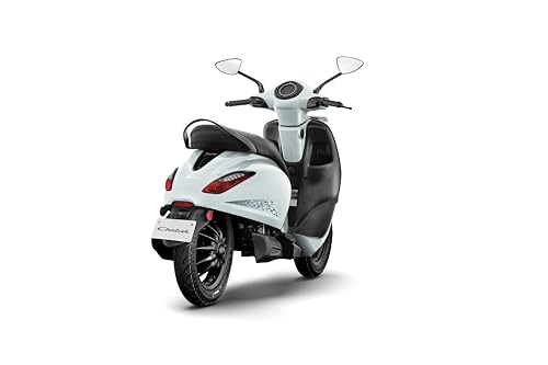 Image of Chetak 2903 by Bajaj Auto High Speed Electric Scooter Cyber White with Charger Ex-Showroom
