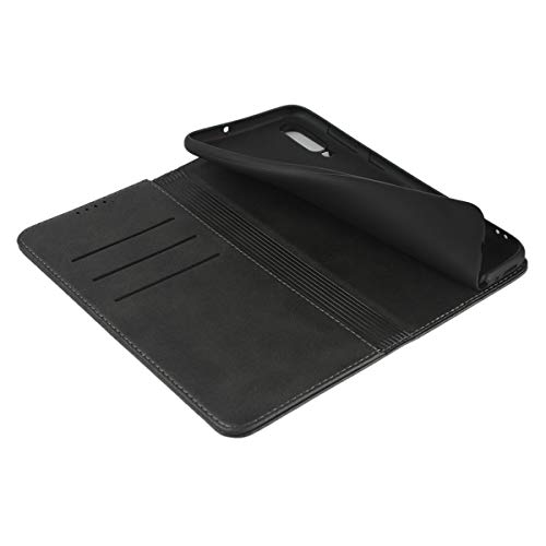 Zouzt Premium Pu Leather Wallet Case Compatible Samsung Galaxy A70 Folio Case Flip Cover With Magnetic Closure Kickstand Card Slots(Black) #TOP6