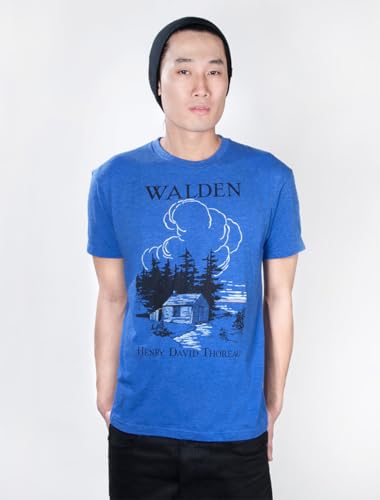Out of Print Walden by Henry David Thoreau Adult Unisex T-Shirt for Book Lovers2