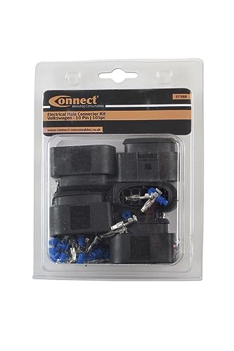 Kit 105 connecteurs électriques femelles 2,8 mm 10 broches pour faisceau et cosse auto