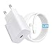 FasChageek Chargeur Rapide Type C 25W Chargeur de Téléphone Android Super Charge Avec Câble USB C de 1.5M Pour Samsung Galaxy S23 Ultra/S23/S23+/S22/S22 Ultra/S22+/S21 Ultra/S20 Ultra/Note 20 (White) Galaxy günstig Kaufen-FasChageek Chargeur Rapide Type C 25W Chargeur de Téléphone Android Super Charge Avec Câble USB C de 1.5M Pour Samsung Galaxy S23 Ultra/S23/S23+/S22/S22 Ultra/S22+/S21 Ultra/S20 Ultra/Note 20 (White)