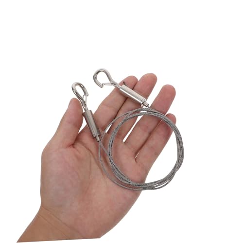 Image of Wide Range of Use Wire Rope Hook Stainless Steel Photo Frame Hanging Wire for Wall Picture Mirror