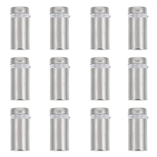 Advertising Screw Nails, Stand Off Wall fixings,12pcs Advertising Screw Advertising Decorative Nail Aluminum Finish Nails Sign Screw Nails miniatura 1