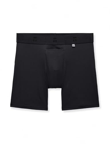 Image of Tommy John Men's Air 6 inch Mid-Length Boxer Brief Underwear - Hammock Pouch