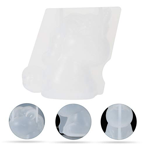 HEMOTON Molde de silicone de unicórnio 3D molde de resina de animal para projetos de artesanato, vel