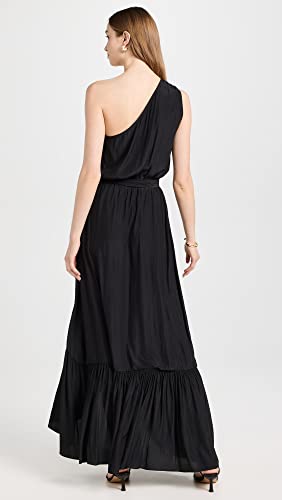Ramy Brook Women's One Shoulder Nicola Dress, Black, Small #TOP2