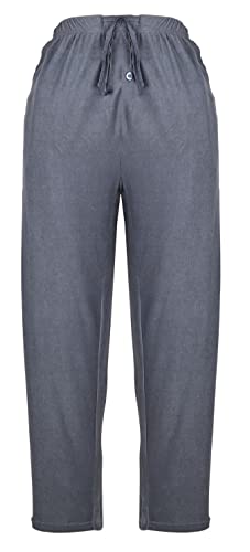 Men's Super Soft Plaid Fleece Pajama Pants - Cozy Lounge Pants with Convenient Pockets