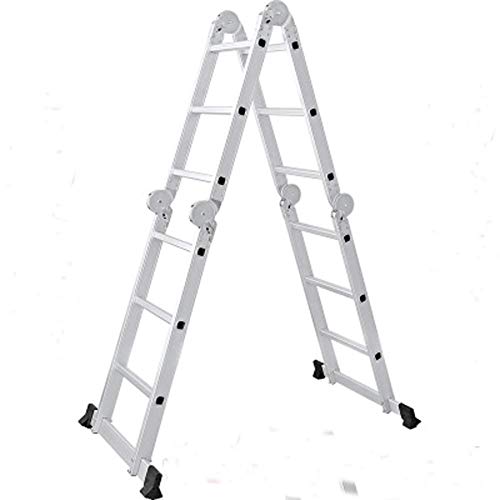 Échelle pliante 2,5m en aluminium robuste pour travaux