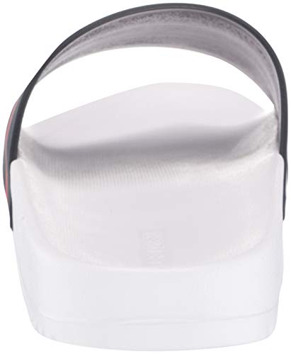 Tommy Hilfiger Men's Redder Slide Sandal, White Sole/Navy Upper, 11 #TOP2