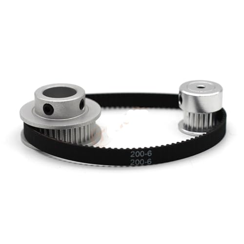 Poulie distribution 2GT 60T haute précision rapport 1:3 en aluminium