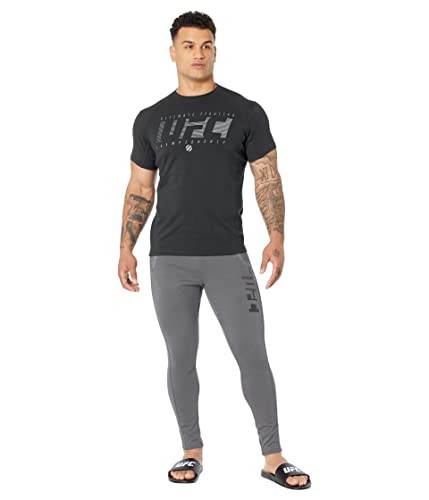 UFC Ultimate Fighting Performance Fr. Terry Joggers for Men – Elastic Waistband – 86% Cotton – 14% Polyester Fr. Terry Joggers Dark Grey XL One Size