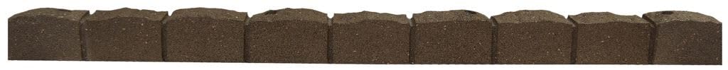 Recycled Rubber Roman Stone Border Earth