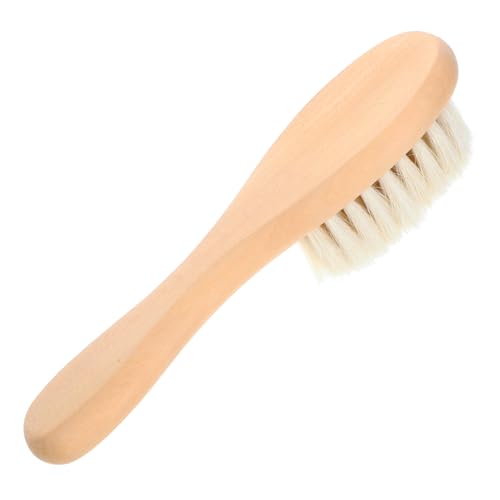 SOPOTUTU Scheuerbürste Wäschebürste Aus Weichem Naturborsten Pinsel Sanfte Reinigung Für Empfindliche Stoffe Fleckenentfernung Baumwolle Und Leinen Wiederverwendbares Haushaltsreinigungswerkzeug