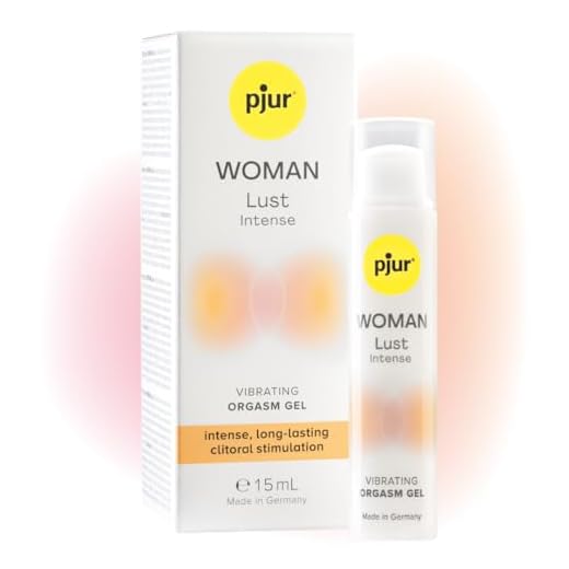 pjur WOMAN Lust Intense (15ml) - Wasserbasiertes Orgasmusgel für Frauen - Prickelnde, intensive Klitoris Stimulation, stimulierend bis zu 15 Minuten