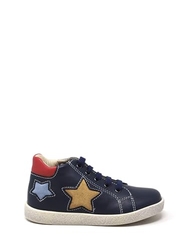 Baskets Falcotto bleu 2017151 03 chaussures de marche en cuir bébé garçon