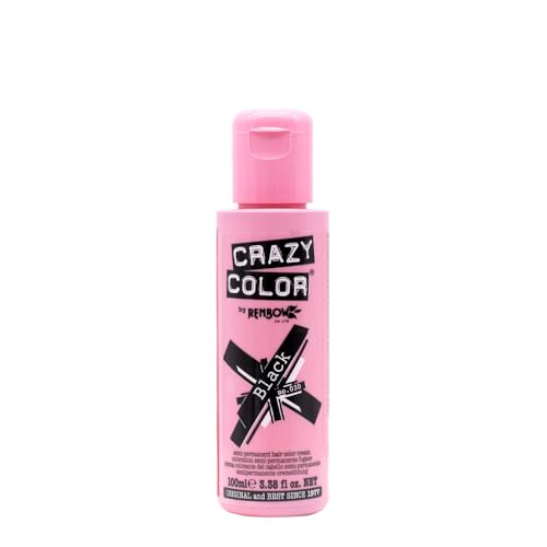 Crazy Color Black no 030 100ml - schwarze...