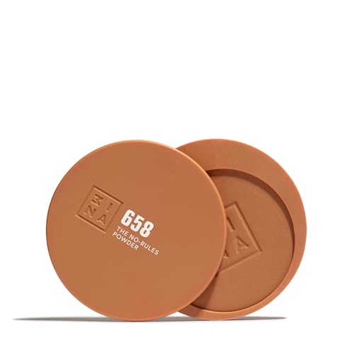 3INA MAKEUP - The No-Rules Powder 658 - Arena - Polvo Compacto 3 en 1 Arena Ojos Labios y Mejillas con Ácido Hialurónico y Ceramidas - Polvos Fórmula Ligera - Vegan - Cruelty Free