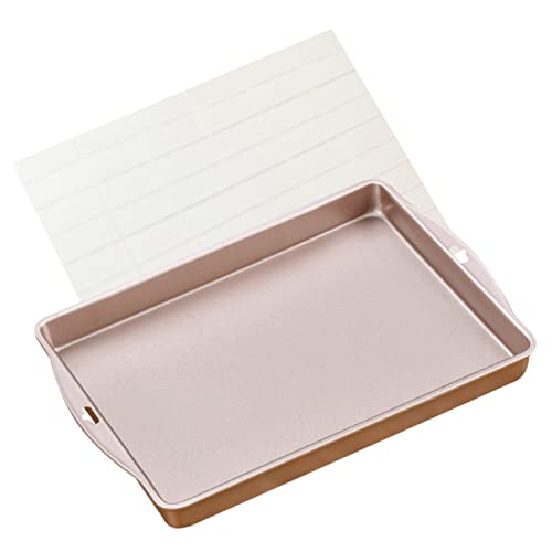 Holibanna Nougat Mold Baking Pan Set Rectangular Non-Stick Nougat Tray Mold Household Dessert Making Tools for Home Baking