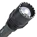 Police Security - Long Throw Flashlight - 700 Lumen, LED Laser Technology, High Beam Distance, Rechargeable Battery, Twist Focus