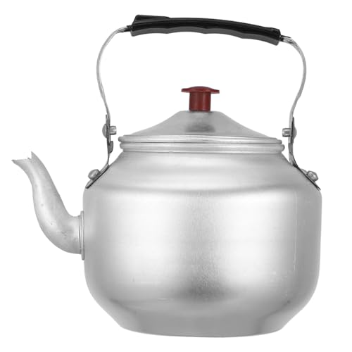 Amosfun Bollitore in Alluminio Con Filtro E Beccuccio Stretto Manico Ergonomico Portatile Per Casa Ristorante E Campeggio Teiera Per Bollire Acqua E Infusione Tisane 1L
