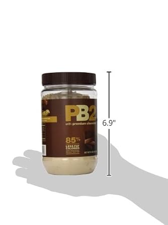 Bell Plantation Powdered Peanut Butter with Premium Chocolate, 16 Ounce (Pack of 12)