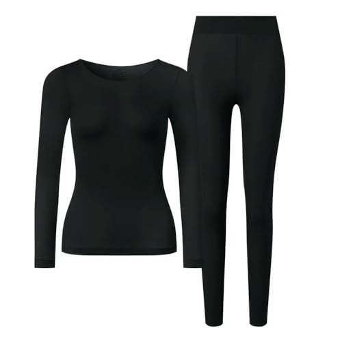 Ensemble thermo pour femme : vêtements thermiques fins et de lingerie chaude d'hiver