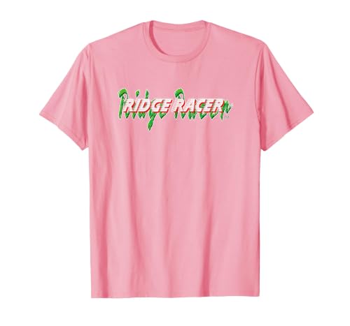 【NAMCO Legendary】 Ridge Racer 001 T-Shirt, Men, Pink, XX-Large