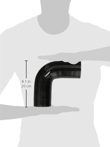 Image of Vibrant Performance 2742 Black 4 Ply 90 Degree Elbow