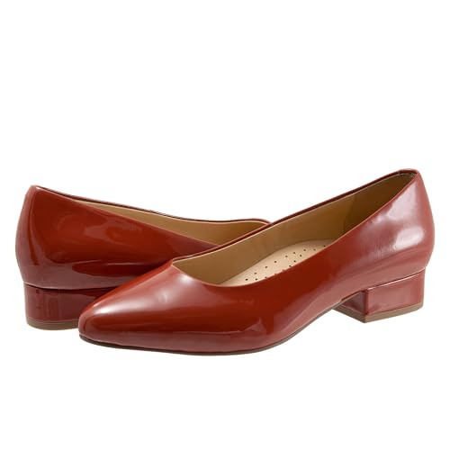 Trotters Women's Jewel Pump, Terracotta Patent, 10.5