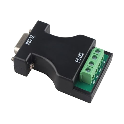 HALJIA RS232 to RS485 Serial Converter 232 to 485 Bidirectional Passive Converter Adapter Communication Data Interface Networking Supplies