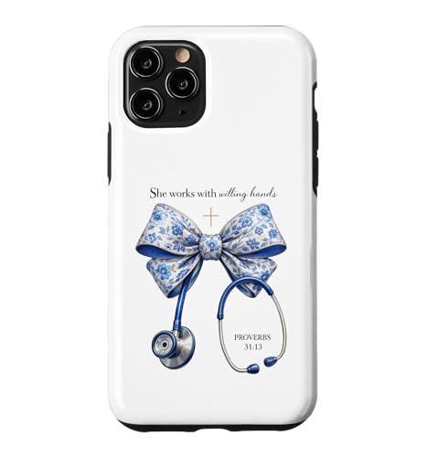 She Works With Willing Hands �Ō�t ���f�� �X�}�z�P�[�X iPhone 11 Pro �p