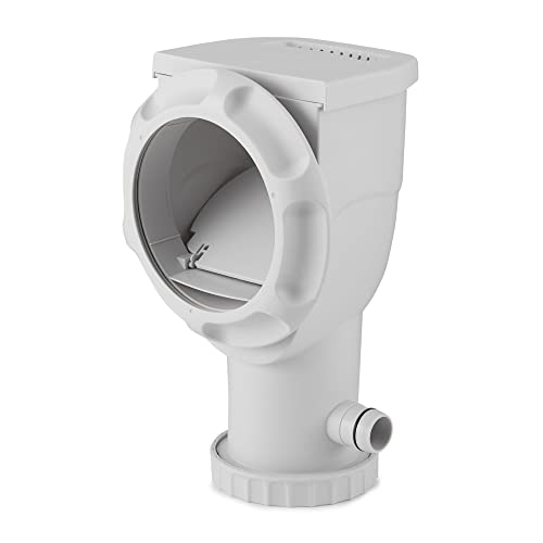 Image of Summer Waves 330 Gallon SFX SkimmerPlus Debris Cleaning Combination Skimmer & Filter Cartridge Pump for Above Ground Pools and Active Frame Pools
