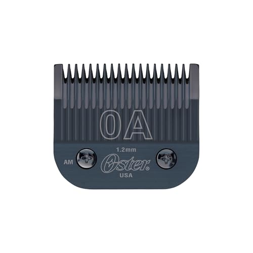 Oster Professional Clipper Blades - Size 0A Blades - Compatible with All Detachable Blade Clippers - Long-Lasting High-Carbon Steel Treated for Ultra-Sharp Precision
