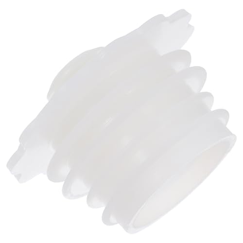 BUGUUYO Anillo de Sellado para Desagüe de Lavadora y Fregadero Silicona Blanca 50 MM con Tapón Accesorio Antiolor para Baño y Cocina Dispositivo Práctico para Prevención de Malos