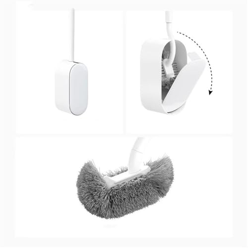 Brosse de toilette murale avec base ventilée pour WC - 4