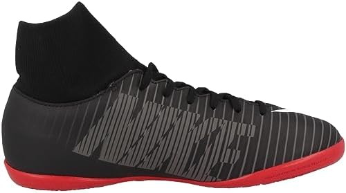 NIKE Jr. Mercurial Vapor XI IC Indoor Soccer Shoe (Sz. 2Y) Black, White, Red | Image 2