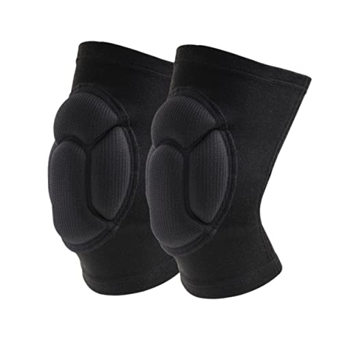 SUPVOX Men's Sports Protective Gear Knee Brace Sponge Anti-collision Pads for Athletic Use Black