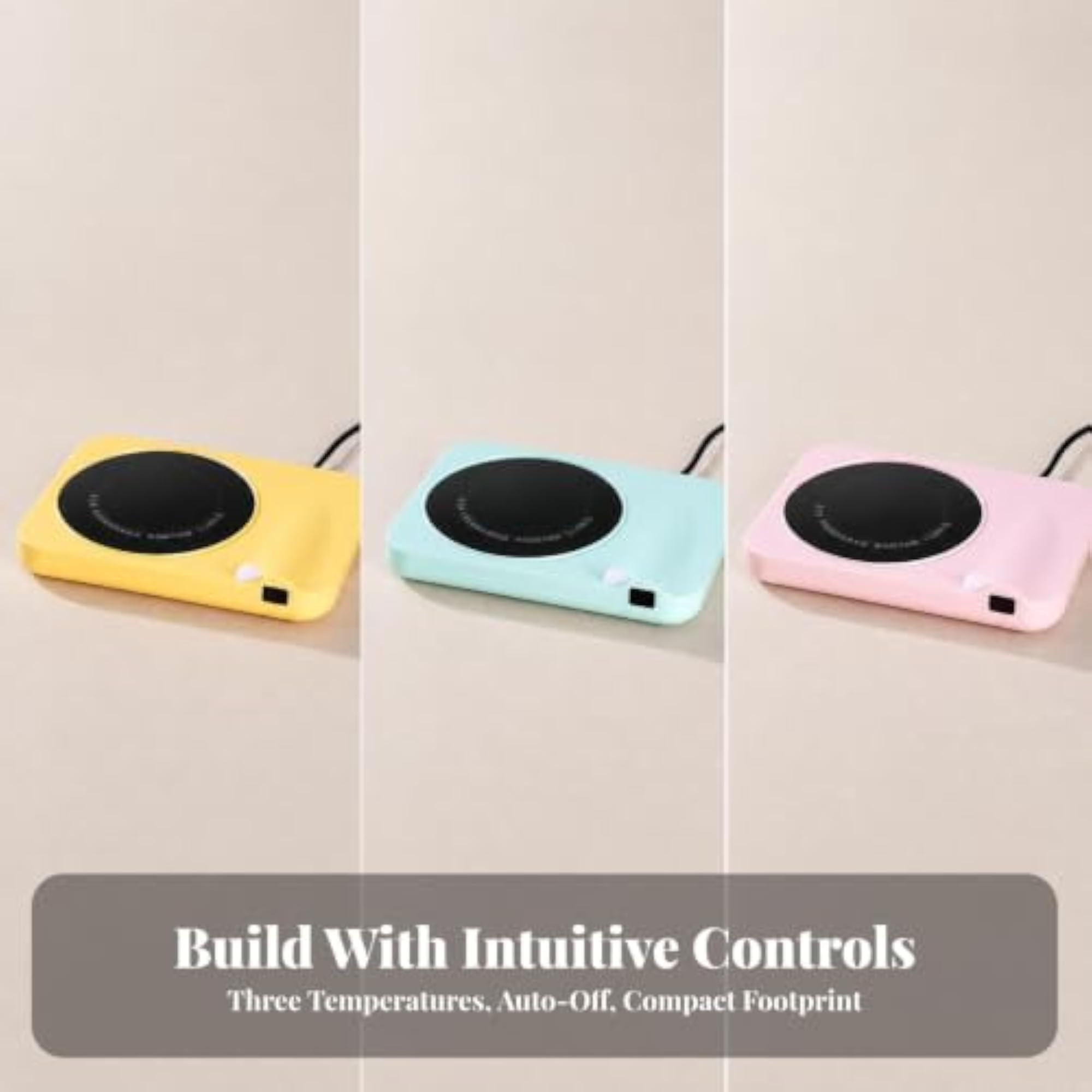 Drink Warmer for Cups with Touch Control Automatic Shutoff