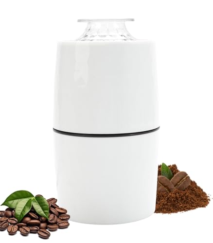 Electric Coffee Grinder - Stainless Steel Blades, One-Touch Control, Compact Grinder for Coffee Beans, Spices, Nuts, Herbs and More