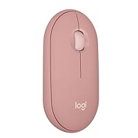 Logitech 2 M350s Pebble Mouse, Tonal Rose