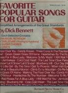 Favorite Popular Songs for Guitar: Simplified Arrangements of the Great Standards B000GU71TC Book Cover