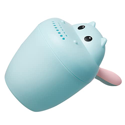 MERRYHAPY ベビーシャンプーカップ 水ひしゃく 多機能バスムスプーン 漫画デザイン 軽量 持ち運び便利 目に入りにくい設計 安定した水流で鹸洗い流し