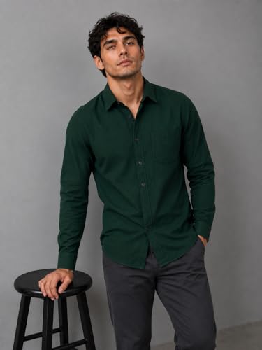 Image of Appel Touch Men's Cotton Blend Formal Shirt Full Sleeves