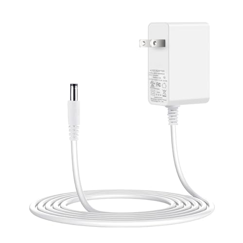 Charger Power Cord for Spectra Electric Breast Pump S1 S2 Plus S3 Pro SPS100 SPS200 SG Synergy Gold Charging Cord Baby Breast Pumps AC Adapter White