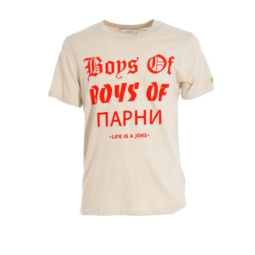 Eleven Paris T-Shirt à Manches Courtes CIBOY col Rond 16S1LT226 pour Homme, Gris, S